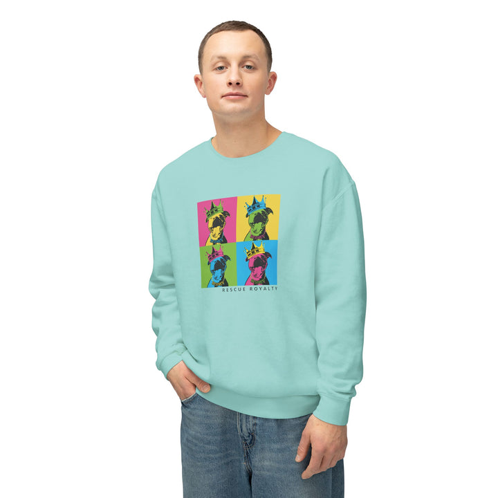 A Rescue Royalty Color Block Unisex Sweatshirt