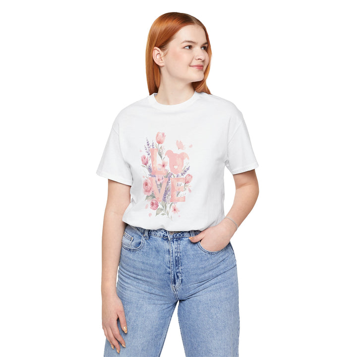 LOVE Floral Premium V3 Short Sleeve Tee