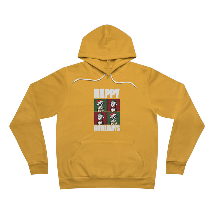 Happy Howlidays 2025 V2 Sponge Fleece Pullover Hoodie