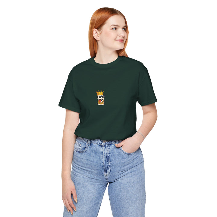 Crowned Pit Emoji Unisex Short Sleeve T-shirt