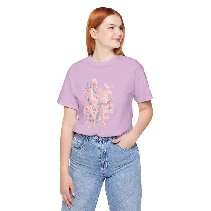 LOVE Floral Premium V3 Short Sleeve Tee
