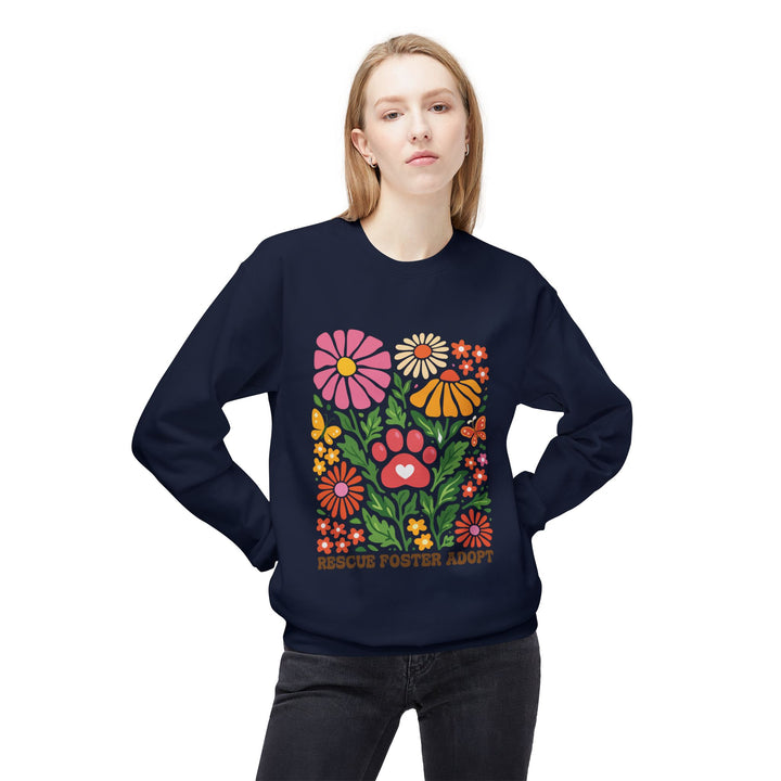 RFA Floral Collection V1 Softstyle Fleece Crewneck Sweatshirt