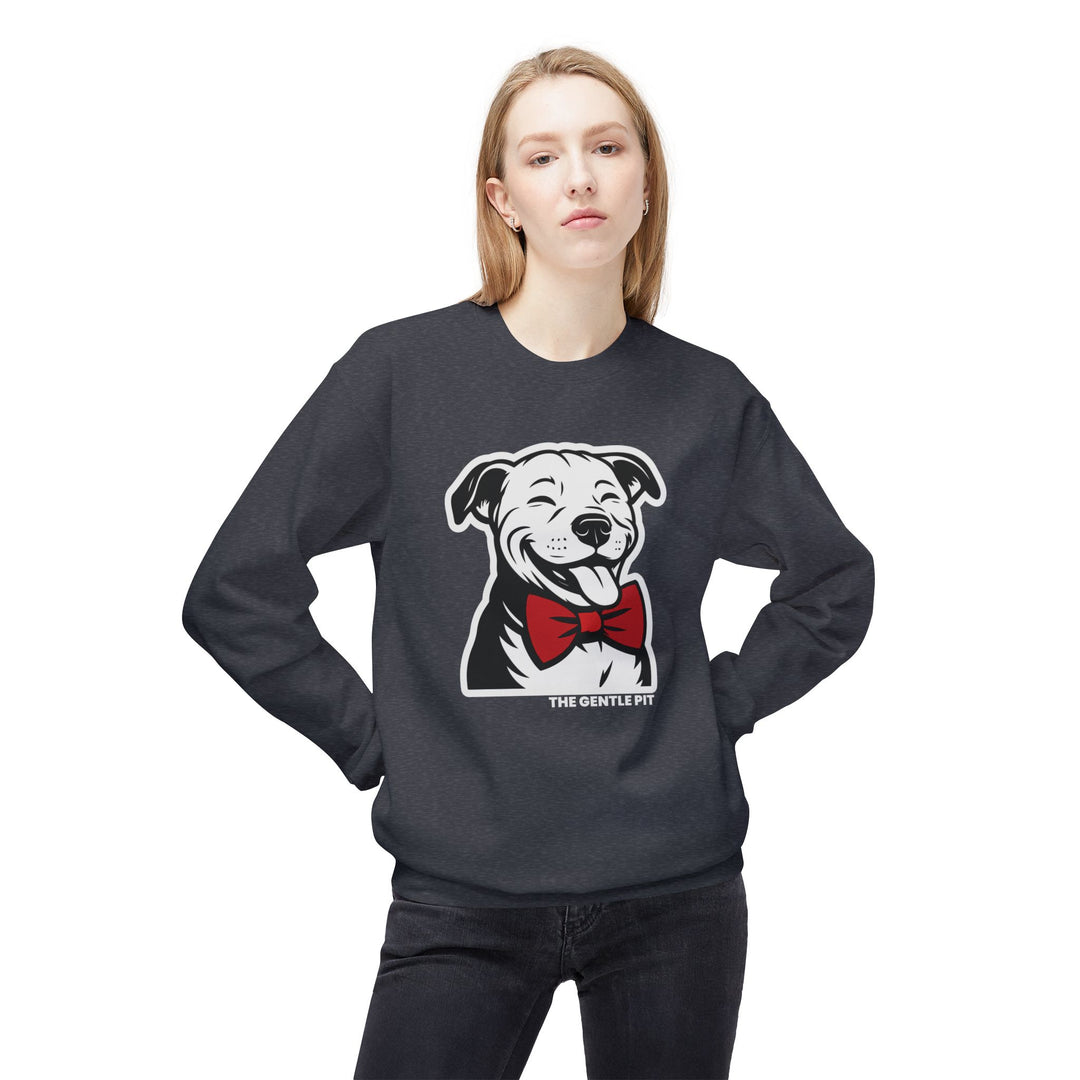 Gentle Baby Pit Sticker Softstyle Fleece Crewneck Sweatshirt