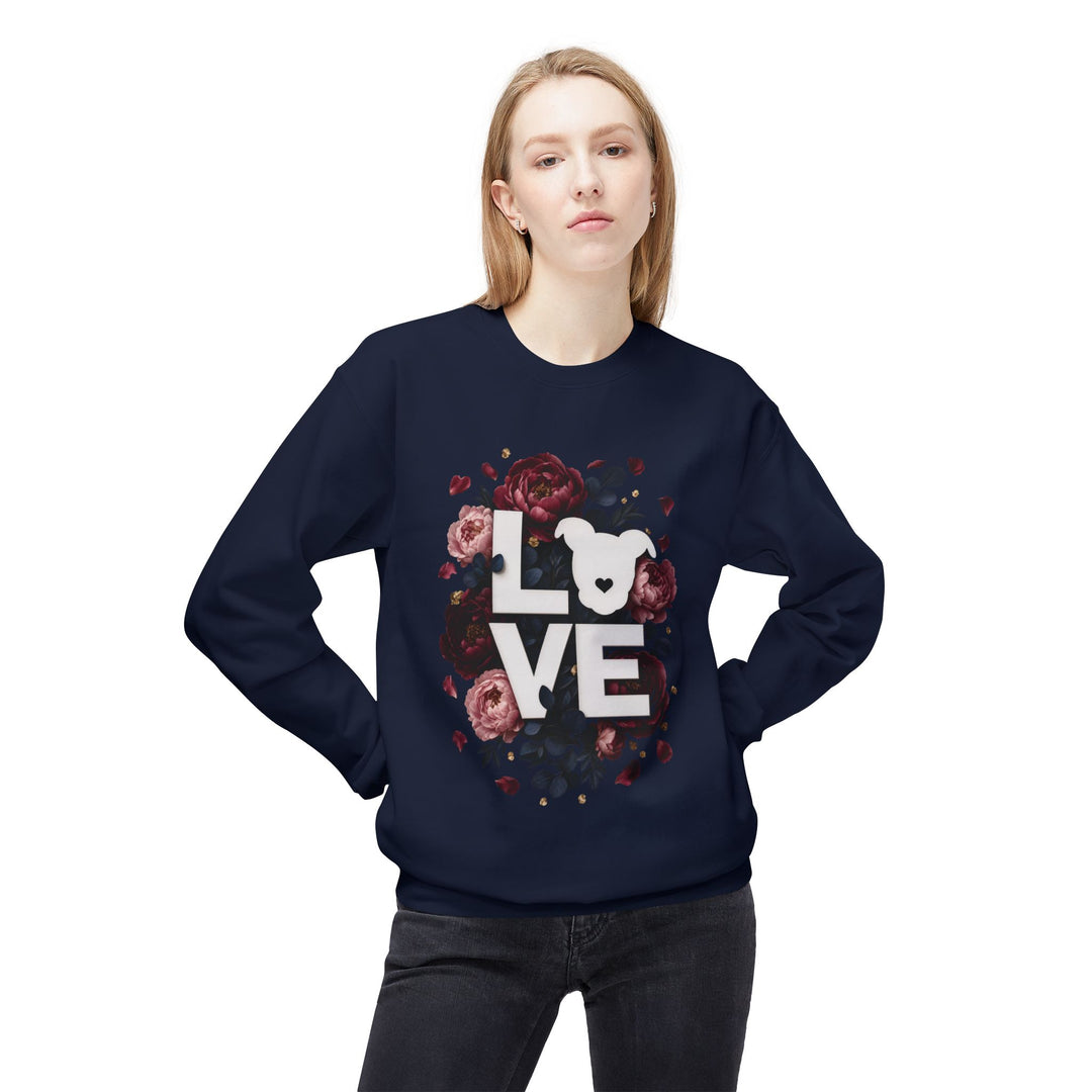 LOVE Floral Premium V1 Crewneck Sweatshirt