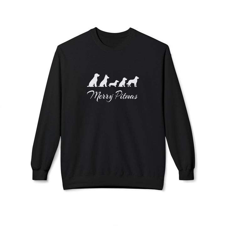 Merry Pitmas 2025 Softstyle Fleece Crewneck Sweatshirt