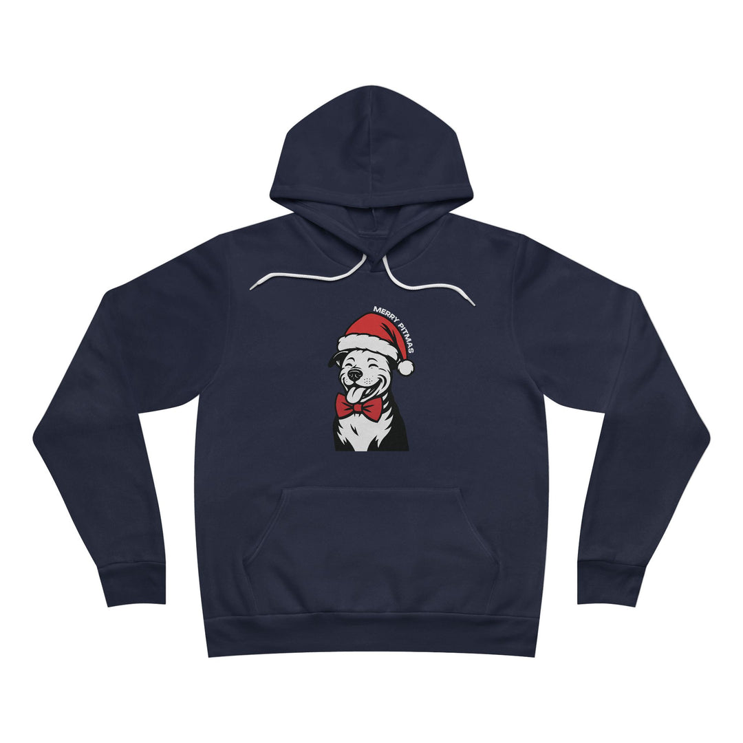 Merry Pitmas V3 Sponge Fleece Pullover Hoodie