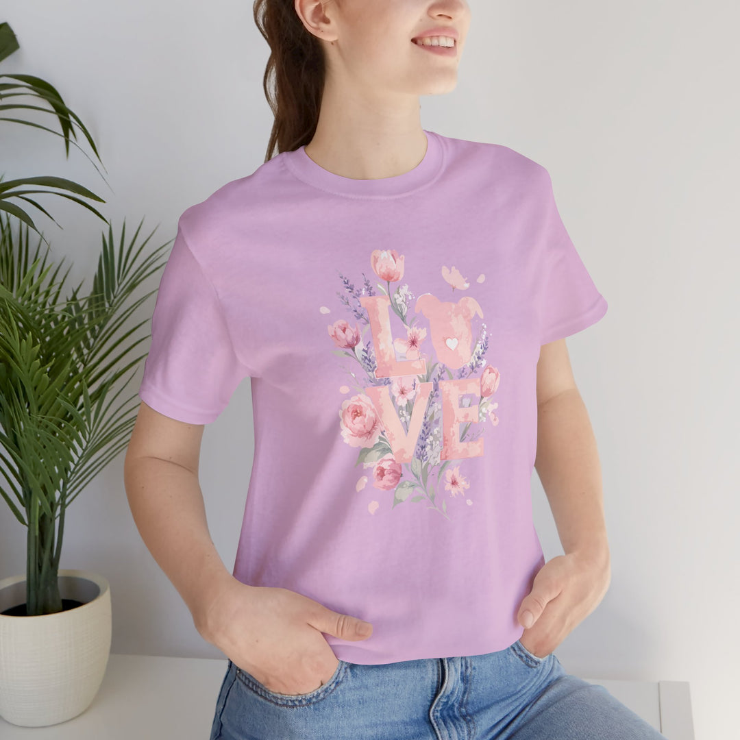 LOVE Floral Premium V3 Short Sleeve Tee