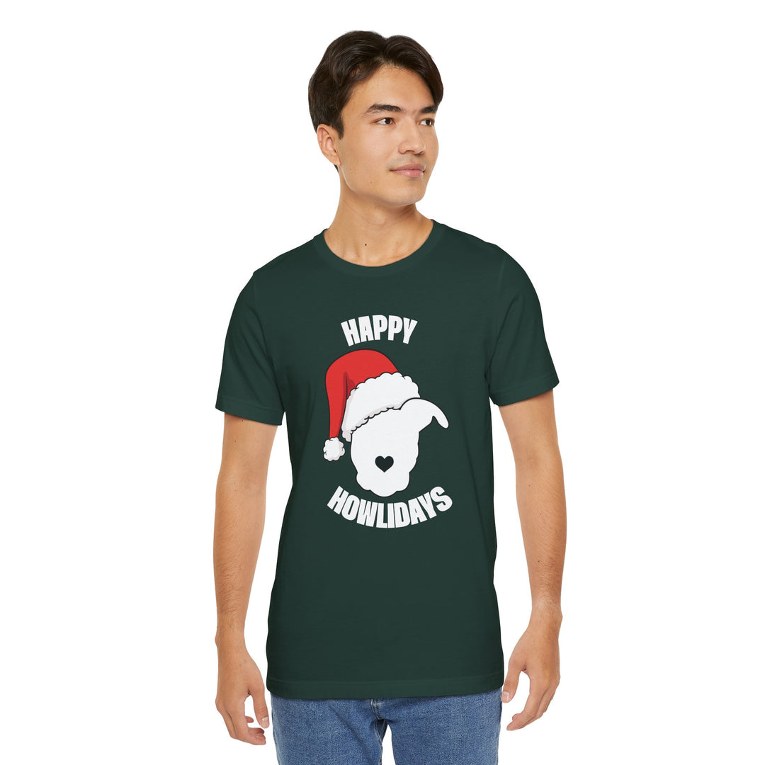 Happy Howlidays Unisex Short Sleeve T-shirt