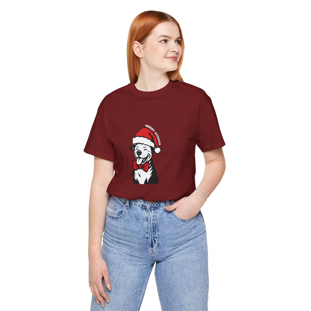 Merry Pitmas V3 Unisex Short Sleeve T-shirt