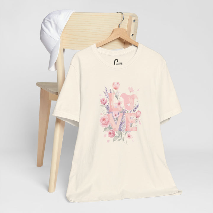 LOVE Floral Premium V3 Short Sleeve Tee