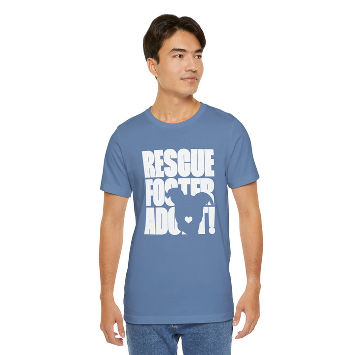 Rescue.Foster.Adopt V3 Unisex Short Sleeve T-shirt