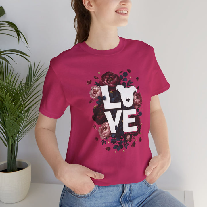 LOVE Floral Premium V1 Short Sleeve Tee