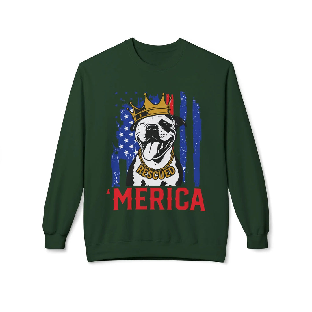 Rescue 'Merica Crewneck Sweatshirt