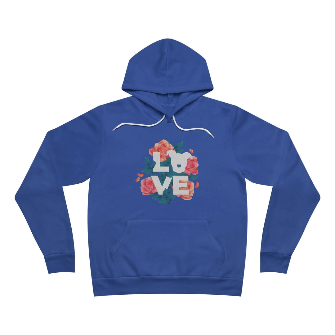 Flowers-of-Love-V4 Sponge Fleece Pullover Hoodie Printify