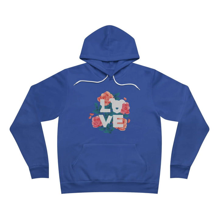 Flowers-of-Love-V4 Sponge Fleece Pullover Hoodie Printify