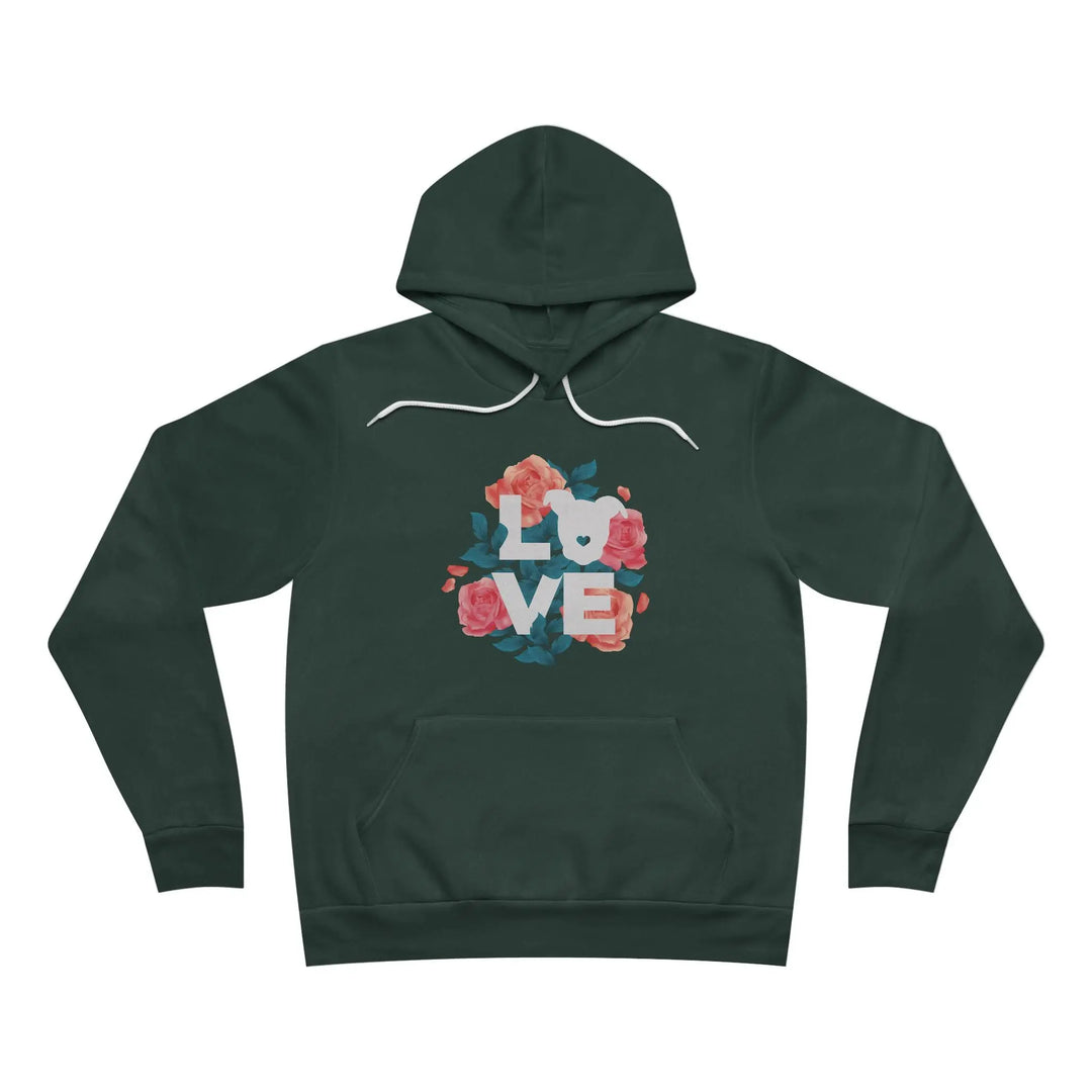 Flowers-of-Love-V4 Sponge Fleece Pullover Hoodie Printify