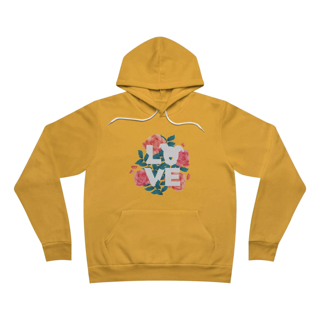 Flowers-of-Love-V4 Sponge Fleece Pullover Hoodie Printify