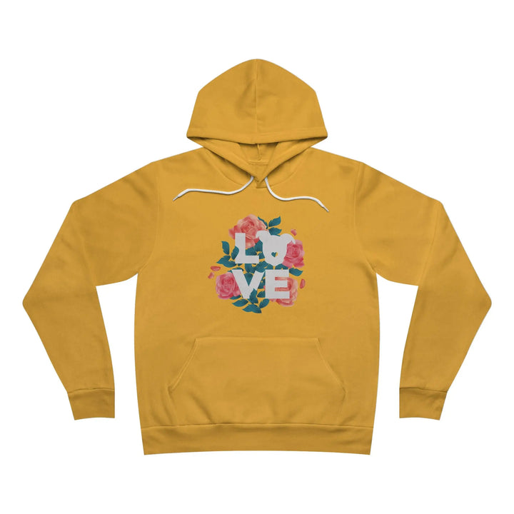 Flowers-of-Love-V4 Sponge Fleece Pullover Hoodie Printify