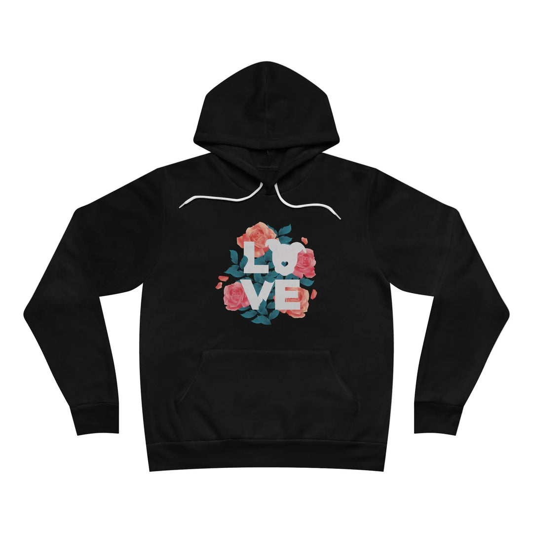 Flowers-of-Love-V4 Sponge Fleece Pullover Hoodie Printify