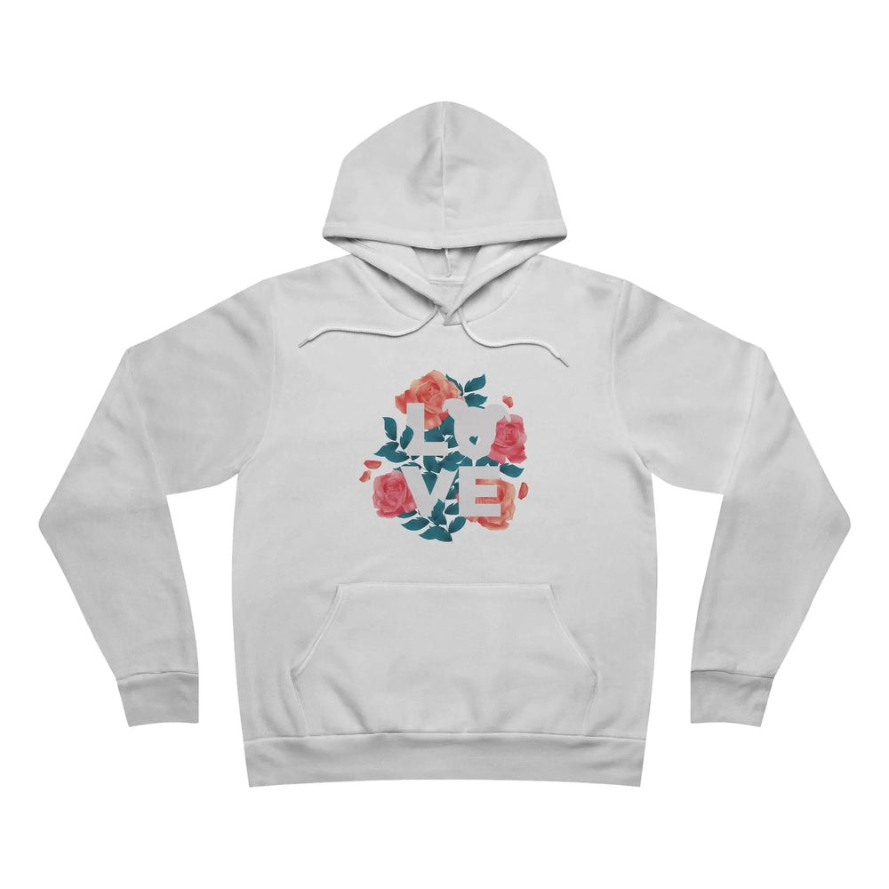 Flowers-of-Love-V4 Sponge Fleece Pullover Hoodie Printify