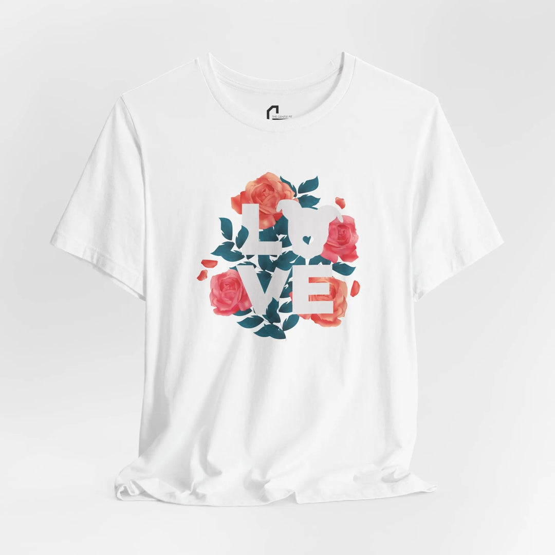 Flowers-of-Love-V4 Unisex Jersey Short Sleeve Tee Printify