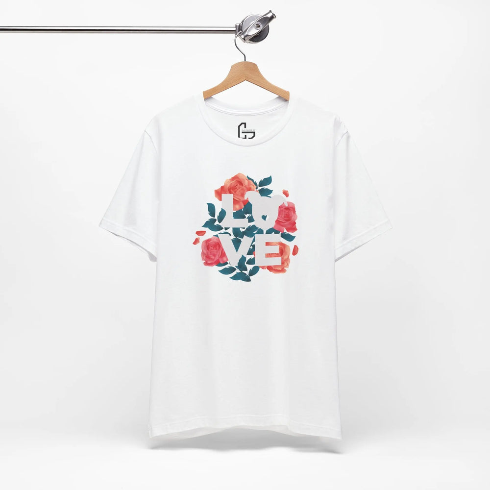 Flowers-of-Love-V4 Unisex Jersey Short Sleeve Tee Printify
