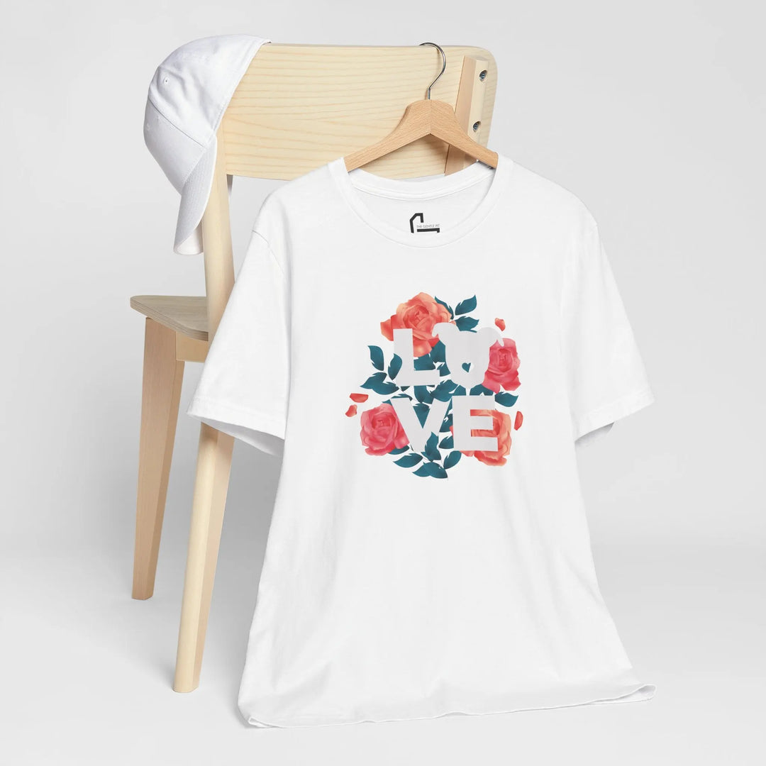 Flowers-of-Love-V4 Unisex Jersey Short Sleeve Tee Printify