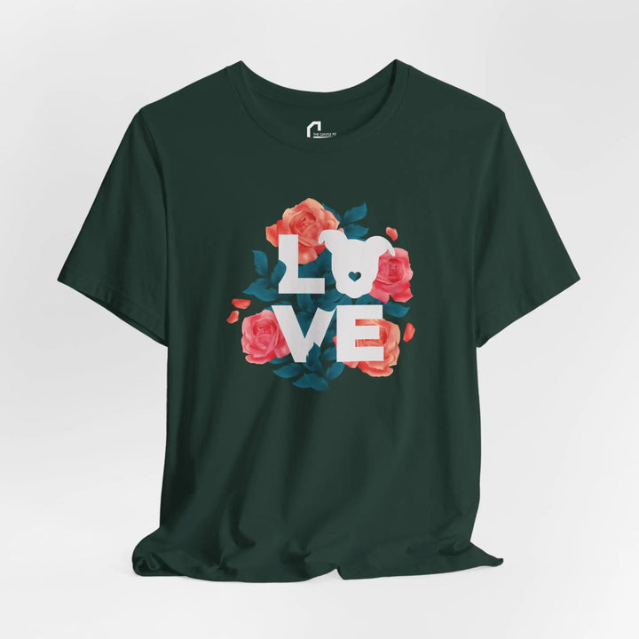 Flowers-of-Love-V4 Unisex Jersey Short Sleeve Tee Printify
