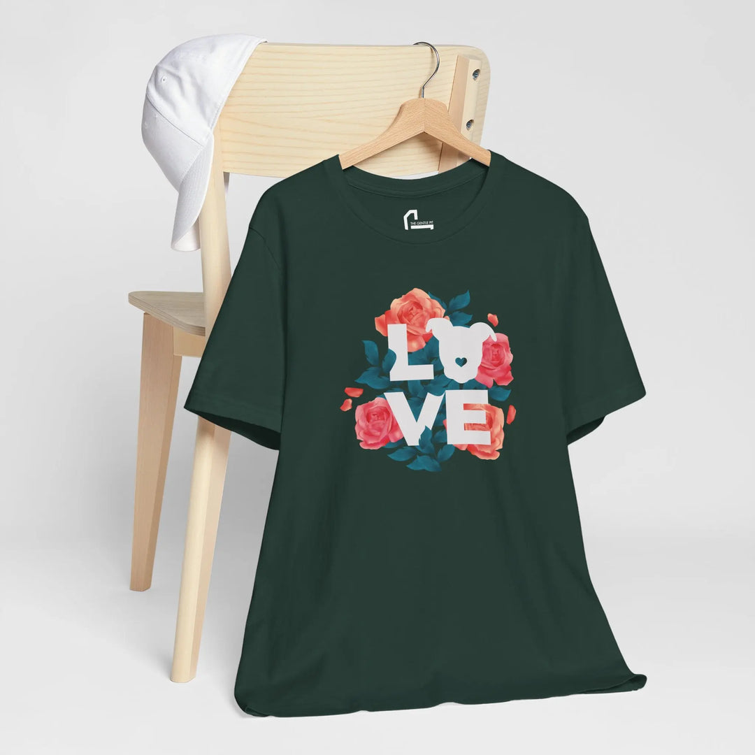 Flowers-of-Love-V4 Unisex Jersey Short Sleeve Tee Printify