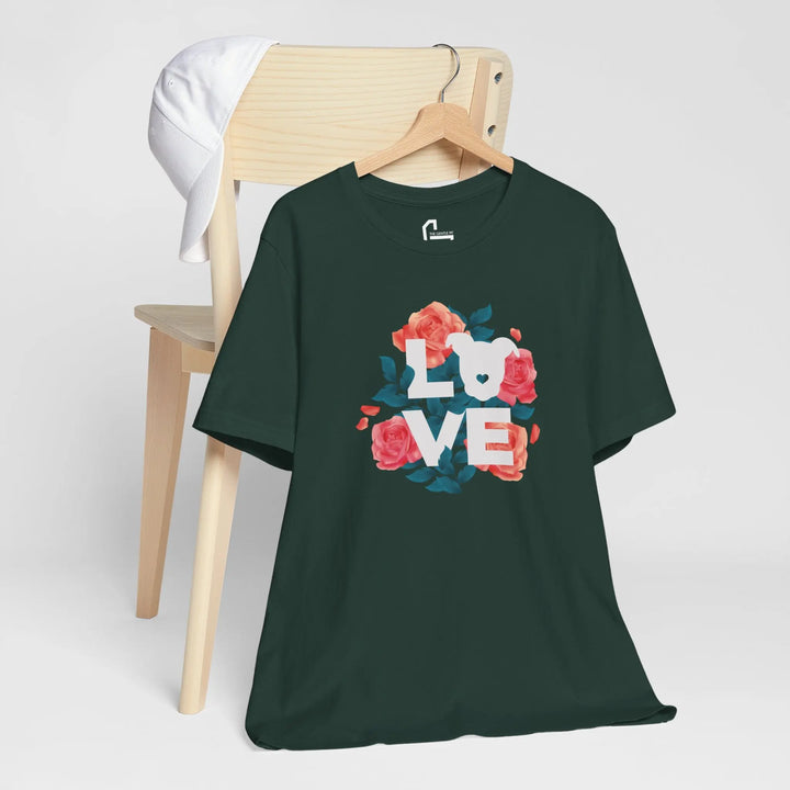 Flowers-of-Love-V4 Unisex Jersey Short Sleeve Tee Printify