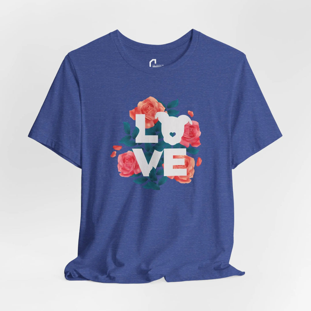 Flowers-of-Love-V4 Unisex Jersey Short Sleeve Tee Printify