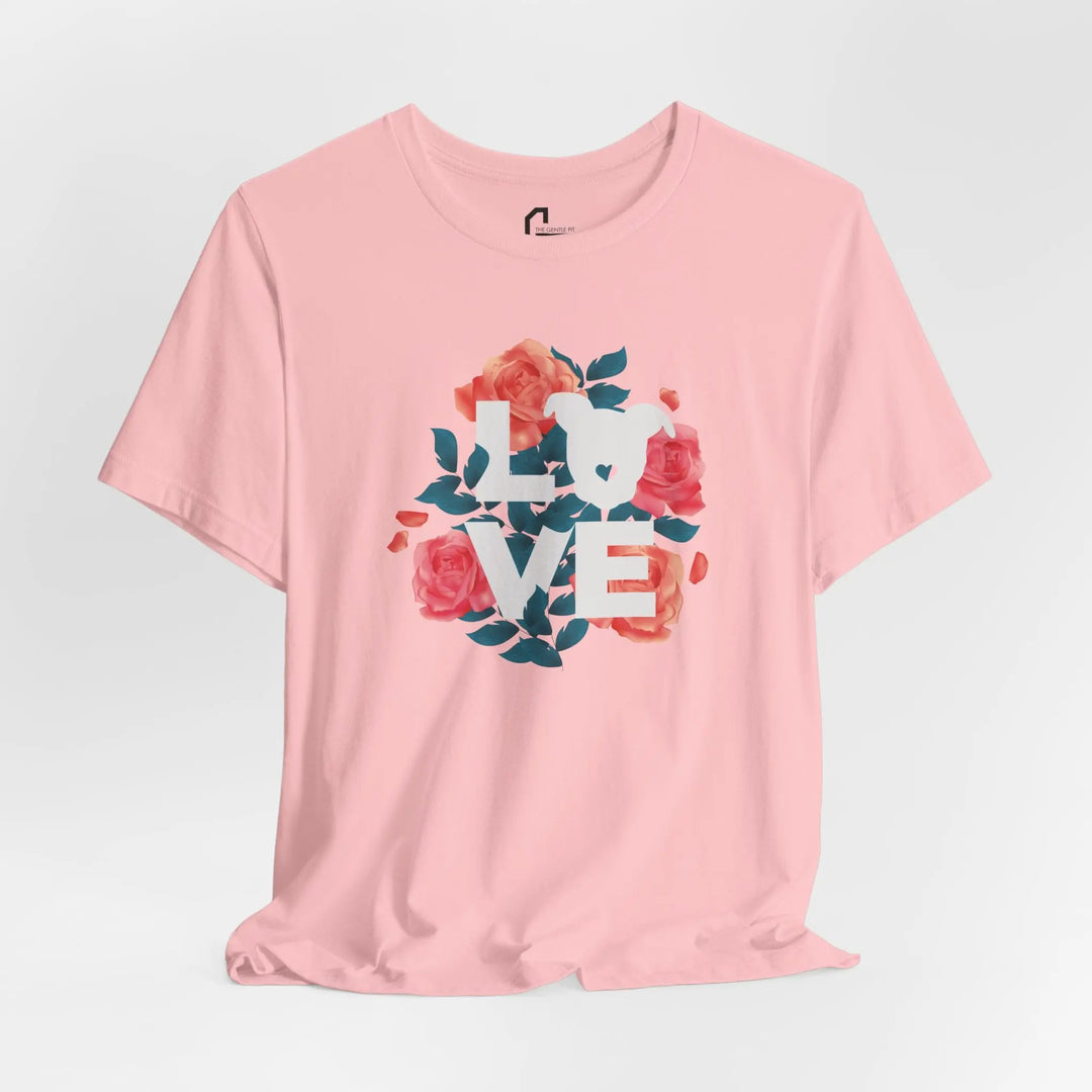Flowers-of-Love-V4 Unisex Jersey Short Sleeve Tee Printify