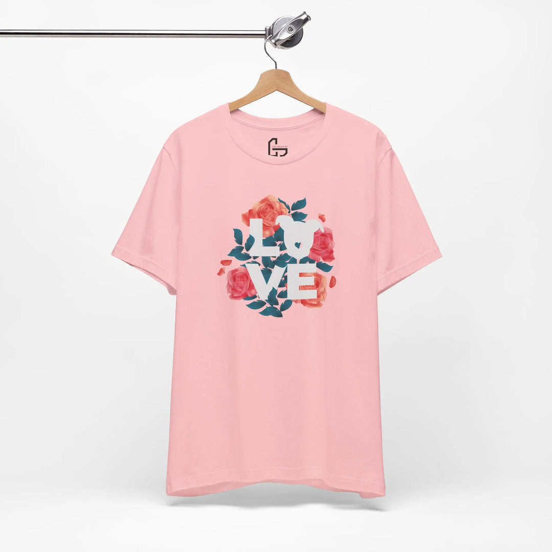 Flowers-of-Love-V4 Unisex Jersey Short Sleeve Tee Printify