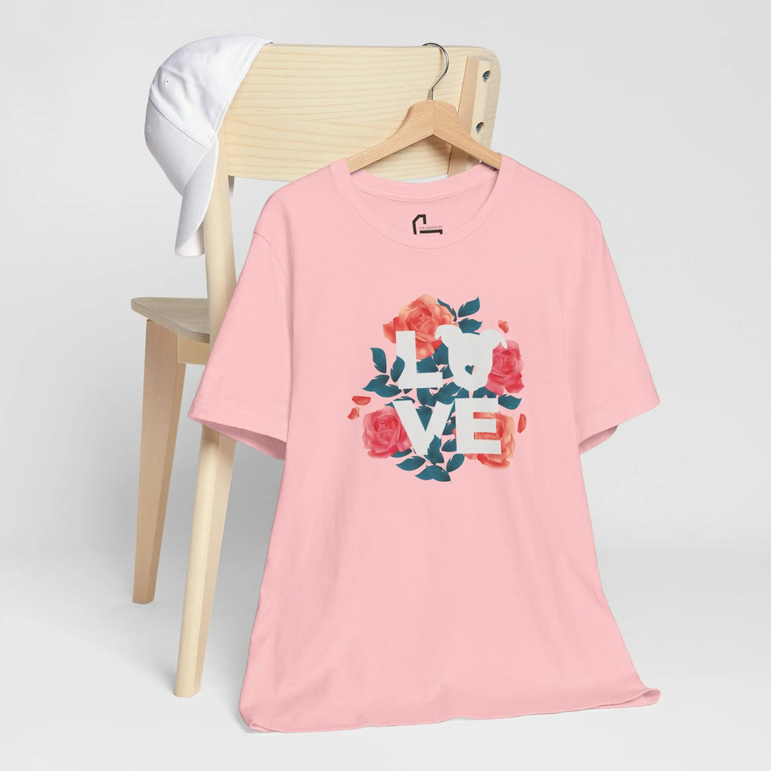 Flowers-of-Love-V4 Unisex Jersey Short Sleeve Tee Printify