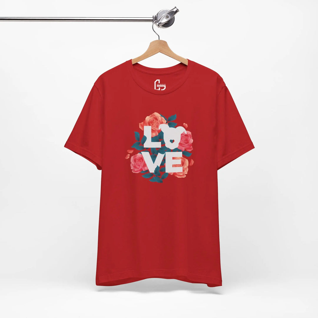 Flowers-of-Love-V4 Unisex Jersey Short Sleeve Tee Printify