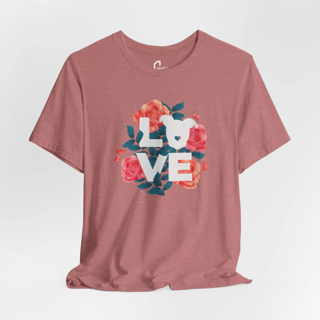 Flowers-of-Love-V4 Unisex Jersey Short Sleeve Tee Printify