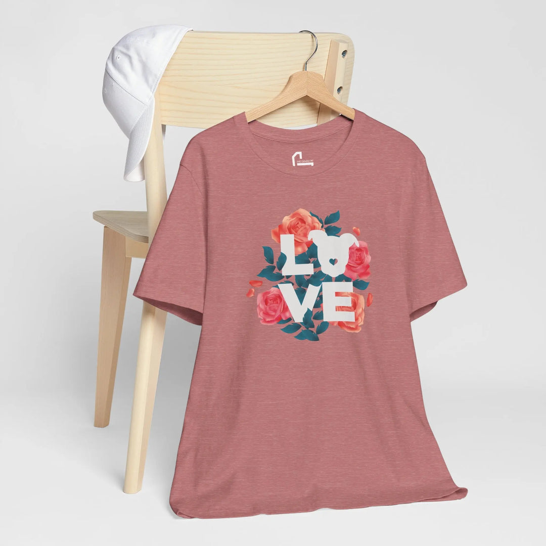 Flowers-of-Love-V4 Unisex Jersey Short Sleeve Tee Printify