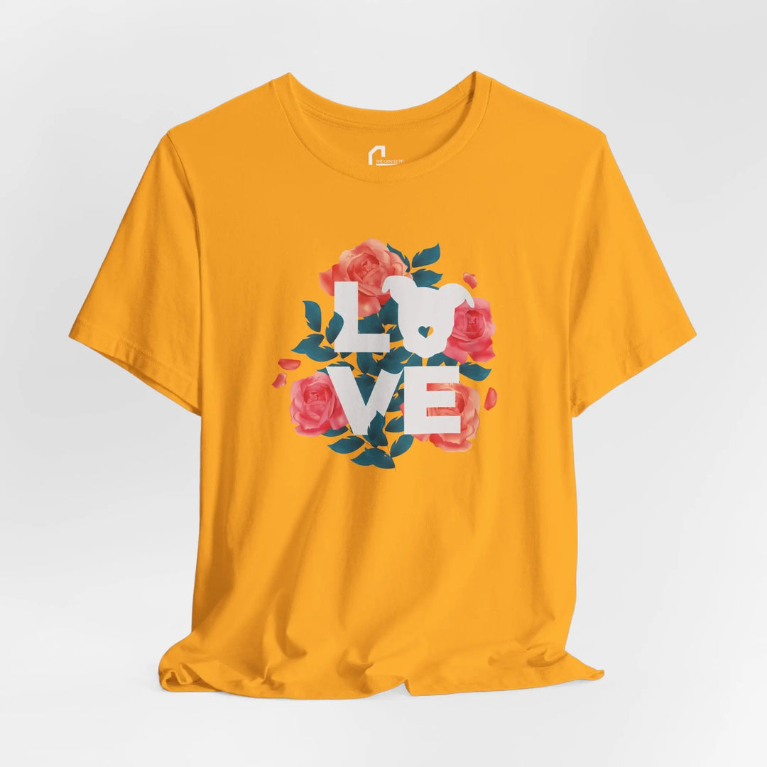 Flowers-of-Love-V4 Unisex Jersey Short Sleeve Tee Printify