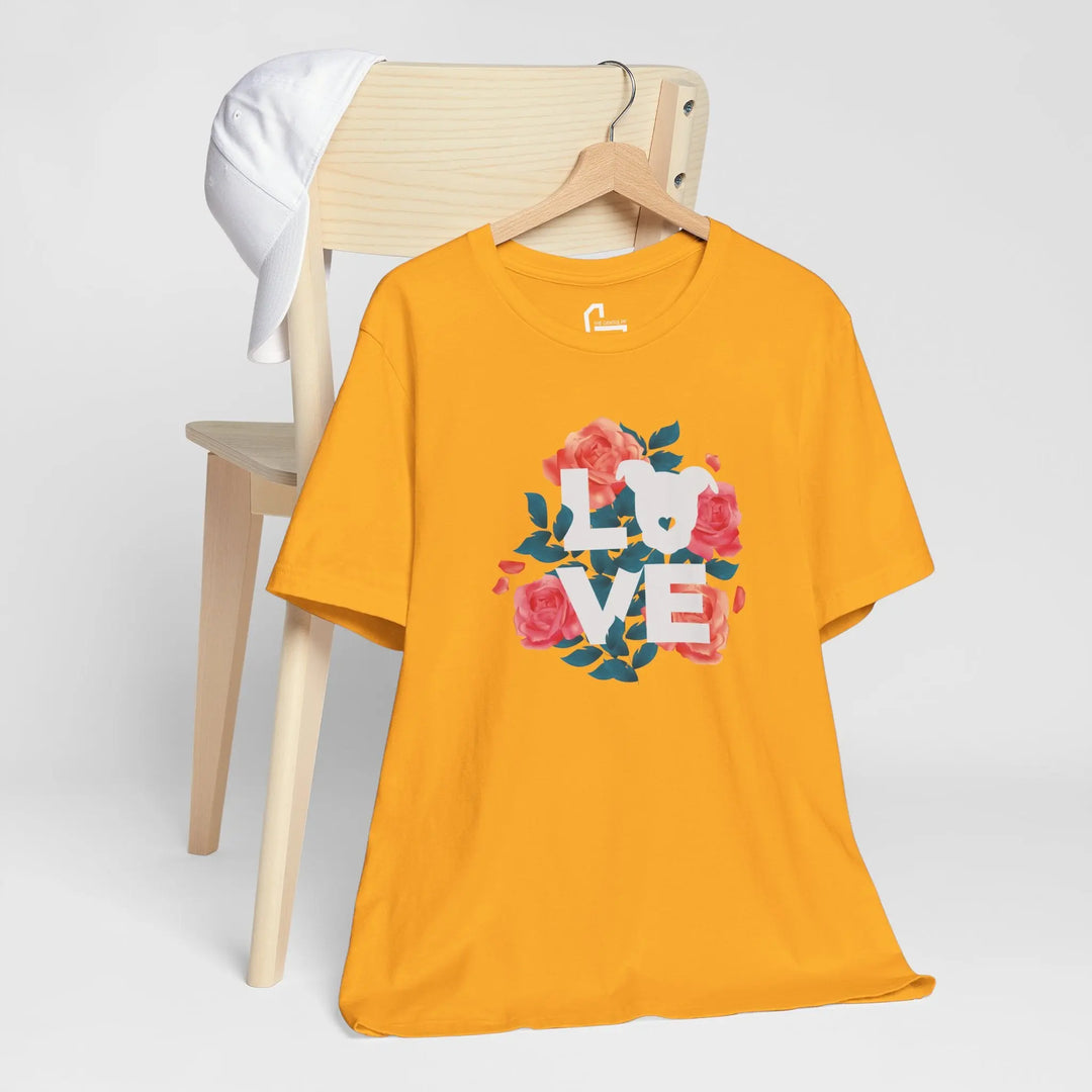 Flowers-of-Love-V4 Unisex Jersey Short Sleeve Tee Printify