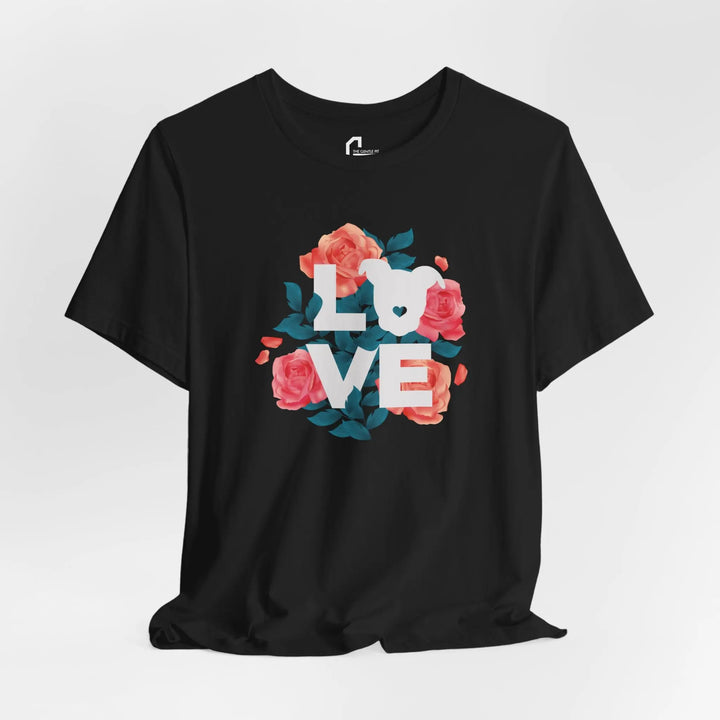 Flowers-of-Love-V4 Unisex Jersey Short Sleeve Tee Printify