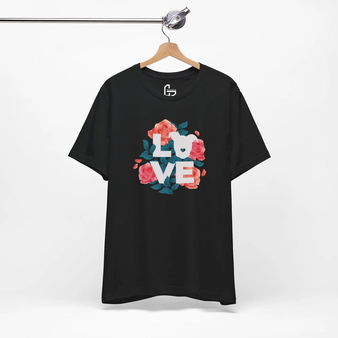 Flowers-of-Love-V4 Unisex Jersey Short Sleeve Tee Printify
