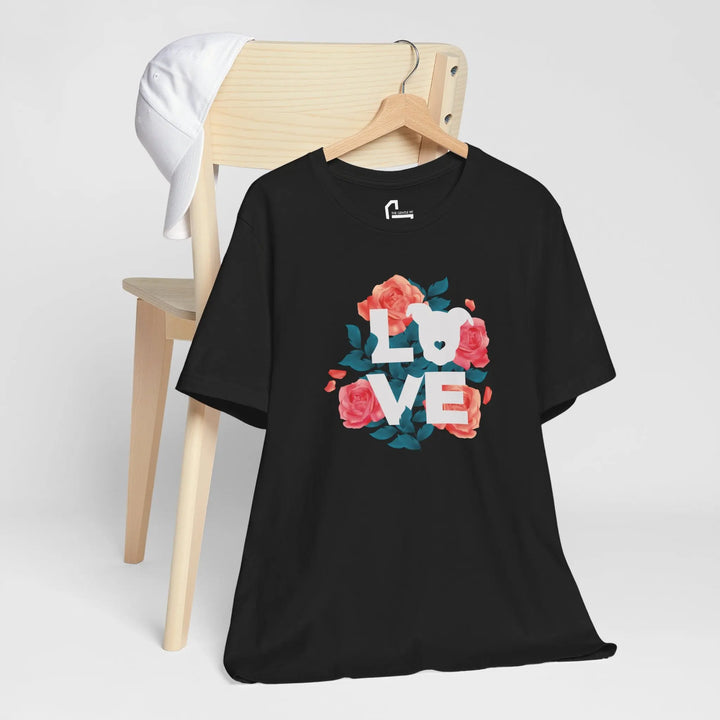 Flowers-of-Love-V4 Unisex Jersey Short Sleeve Tee Printify