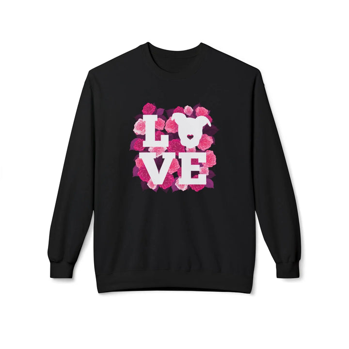 Flowers-of-Love-V5 Softstyle Fleece Crewneck Sweatshirt Printify