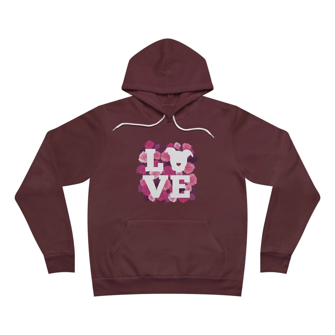 Flowers-of-Love-V5 Sponge Fleece Pullover Hoodie Printify