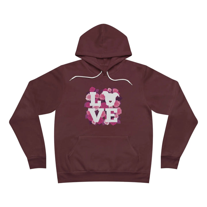 Flowers-of-Love-V5 Sponge Fleece Pullover Hoodie Printify