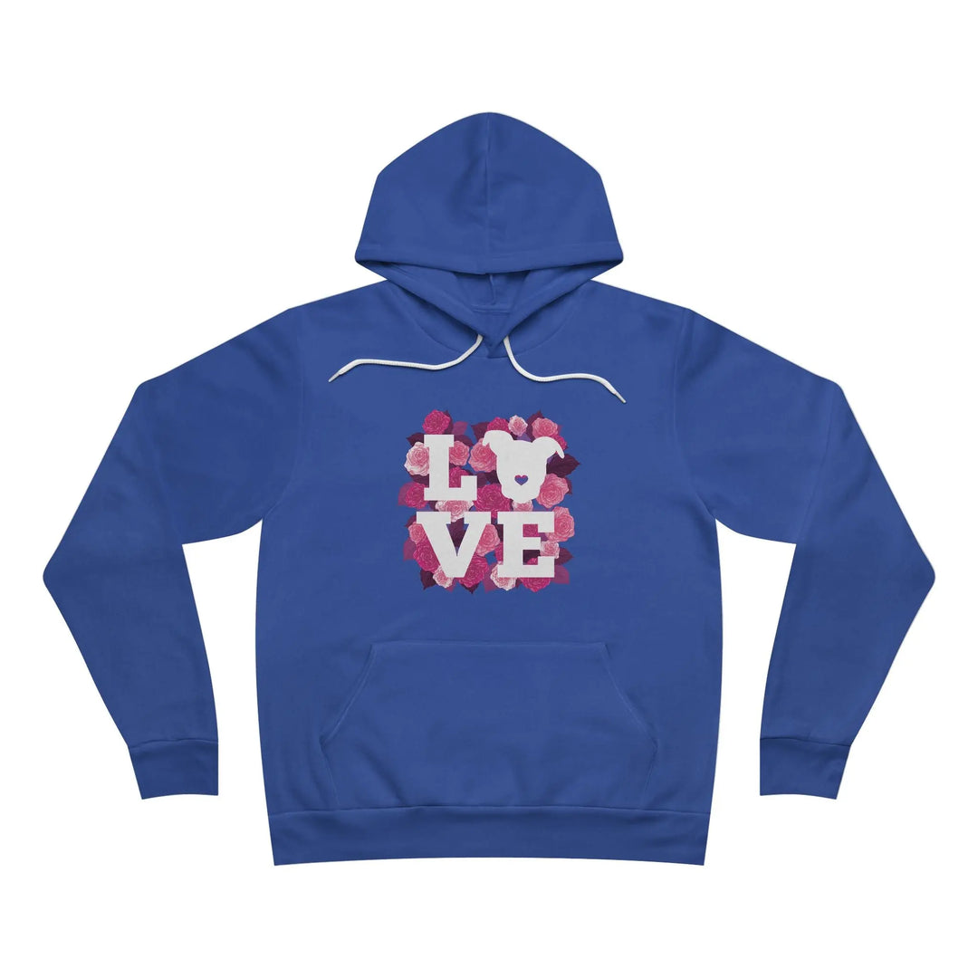 Flowers-of-Love-V5 Sponge Fleece Pullover Hoodie Printify