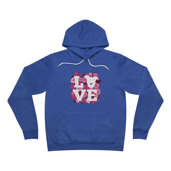 Flowers-of-Love-V5 Sponge Fleece Pullover Hoodie Printify