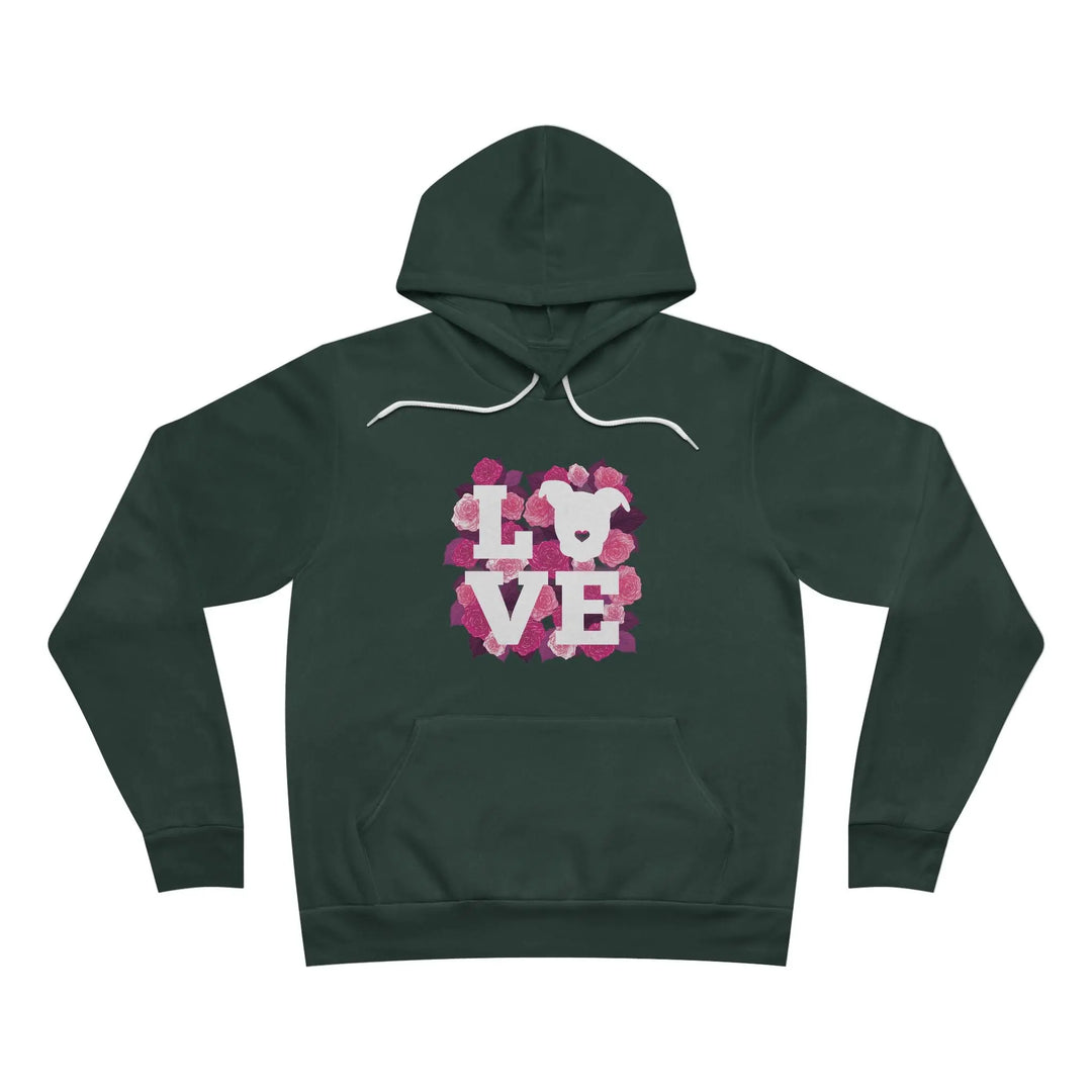 Flowers-of-Love-V5 Sponge Fleece Pullover Hoodie Printify