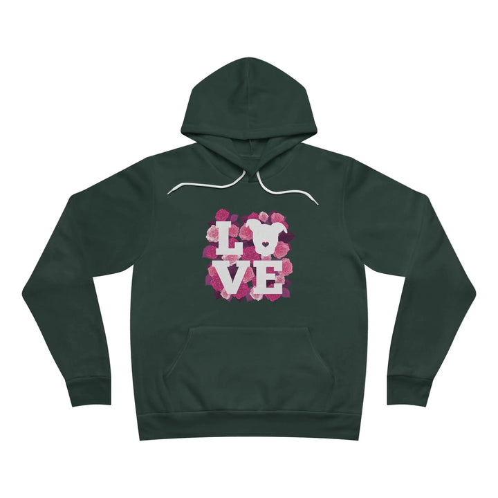 Flowers-of-Love-V5 Sponge Fleece Pullover Hoodie Printify