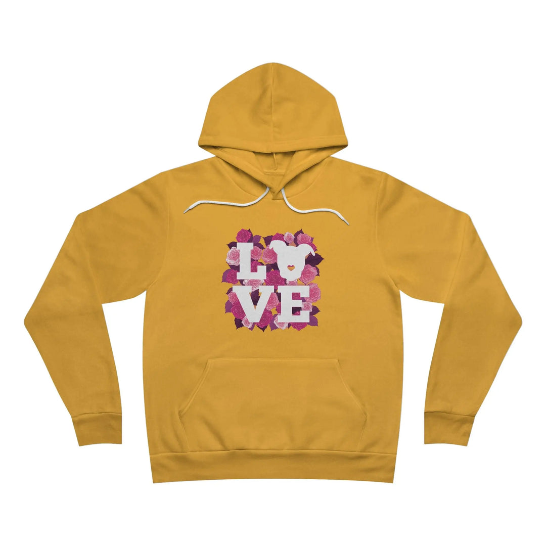 Flowers-of-Love-V5 Sponge Fleece Pullover Hoodie Printify